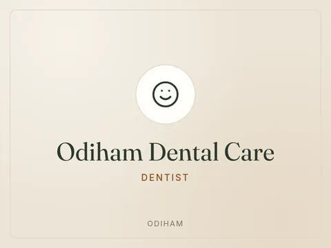 Illustrated tile for Odiham Dental Care