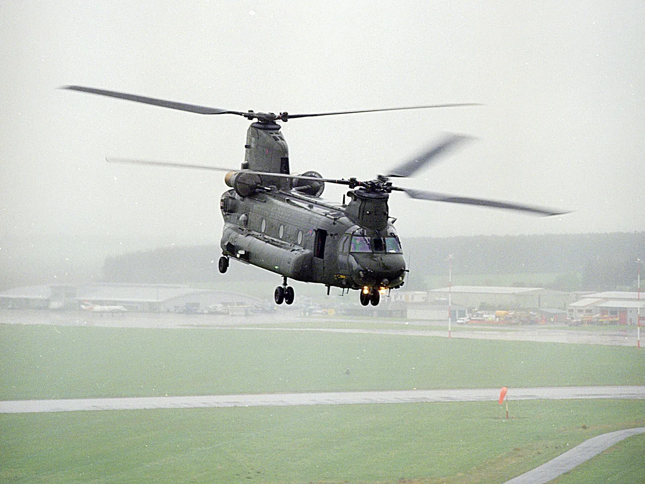 A Chinook of 27 Sqn based at RAF Odiham